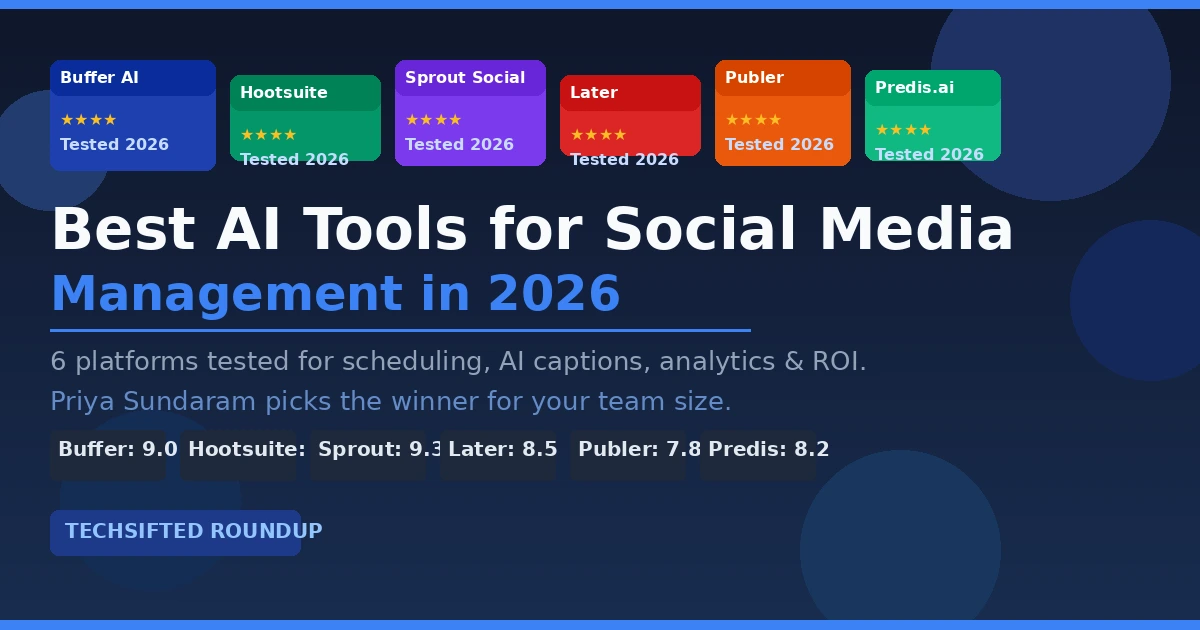 Best AI Tools for Social Media Management in 2026 (Tested for Real Teams)